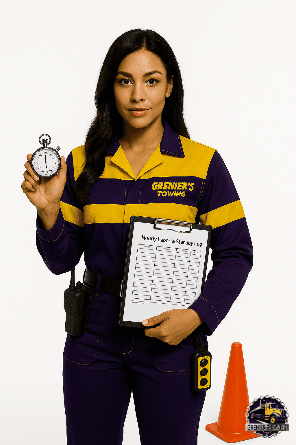 Grenier's dollies towing truck in action West Charleston VT