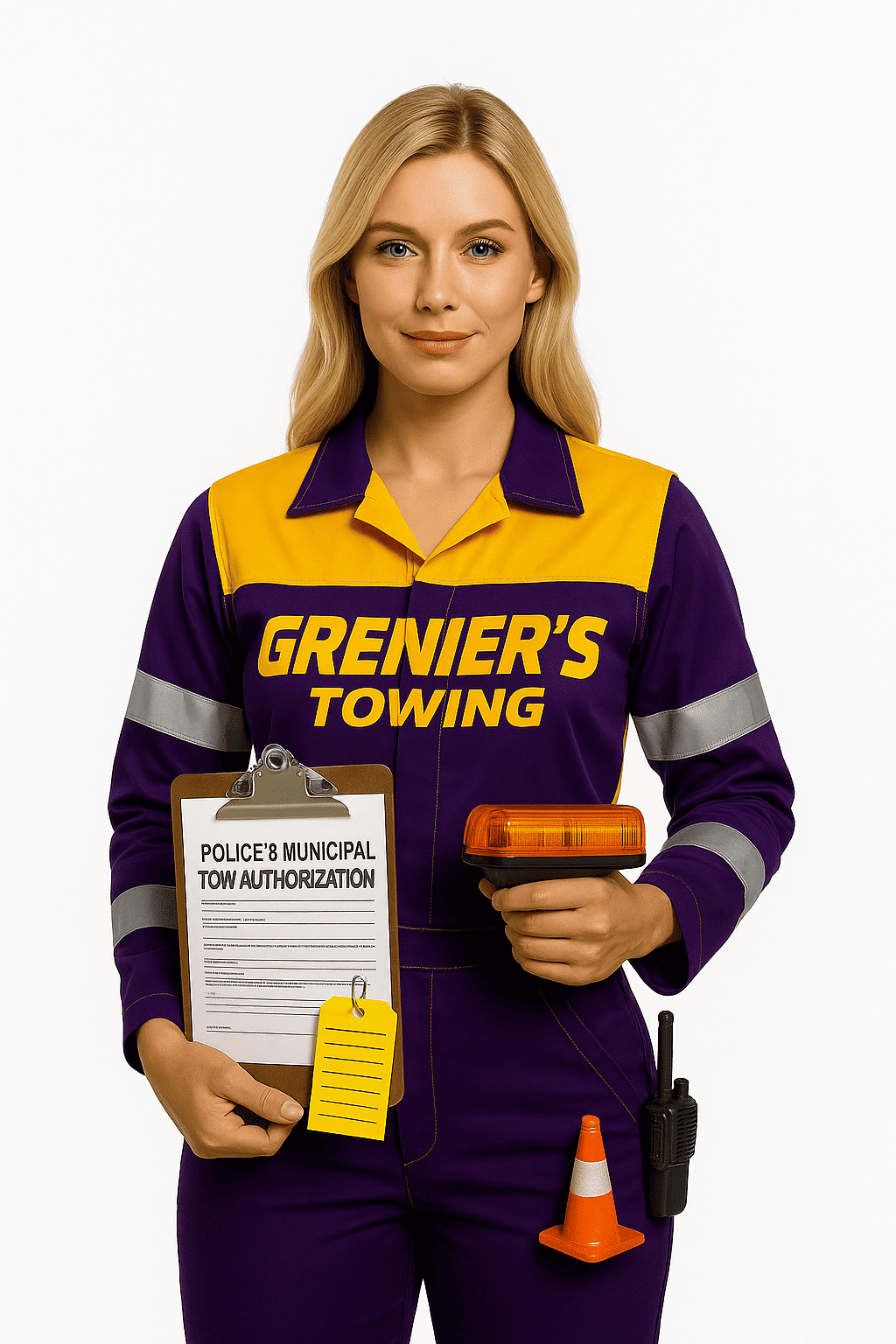 Grenier's police towing service in action West Charleston VT